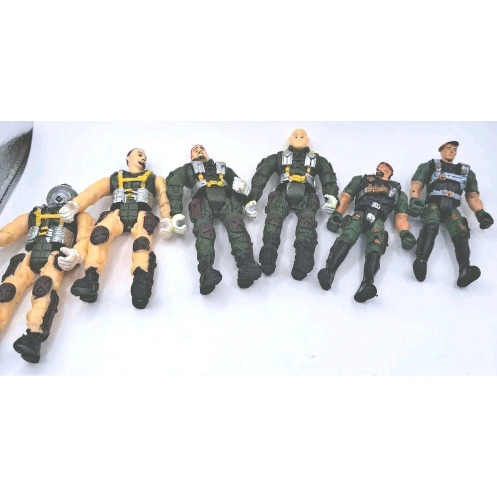 CHAP MEI Action Figure Military Trooper Mixed Lot of 6  From Different Sets